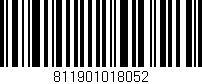 Código de barras (EAN, GTIN, SKU, ISBN): '811901018052'