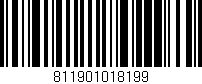 Código de barras (EAN, GTIN, SKU, ISBN): '811901018199'