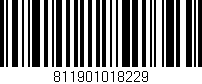 Código de barras (EAN, GTIN, SKU, ISBN): '811901018229'