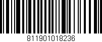 Código de barras (EAN, GTIN, SKU, ISBN): '811901018236'