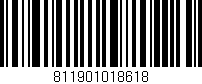 Código de barras (EAN, GTIN, SKU, ISBN): '811901018618'