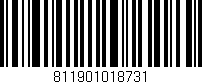 Código de barras (EAN, GTIN, SKU, ISBN): '811901018731'