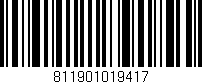 Código de barras (EAN, GTIN, SKU, ISBN): '811901019417'