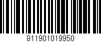 Código de barras (EAN, GTIN, SKU, ISBN): '811901019950'