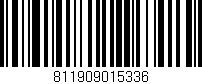 Código de barras (EAN, GTIN, SKU, ISBN): '811909015336'