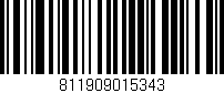 Código de barras (EAN, GTIN, SKU, ISBN): '811909015343'