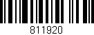 Código de barras (EAN, GTIN, SKU, ISBN): '811920'