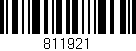 Código de barras (EAN, GTIN, SKU, ISBN): '811921'