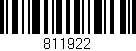 Código de barras (EAN, GTIN, SKU, ISBN): '811922'