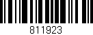 Código de barras (EAN, GTIN, SKU, ISBN): '811923'