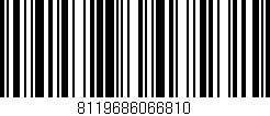 Código de barras (EAN, GTIN, SKU, ISBN): '8119686066810'