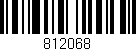 Código de barras (EAN, GTIN, SKU, ISBN): '812068'