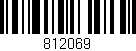 Código de barras (EAN, GTIN, SKU, ISBN): '812069'
