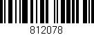 Código de barras (EAN, GTIN, SKU, ISBN): '812078'