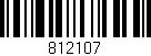 Código de barras (EAN, GTIN, SKU, ISBN): '812107'