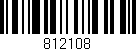 Código de barras (EAN, GTIN, SKU, ISBN): '812108'