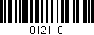 Código de barras (EAN, GTIN, SKU, ISBN): '812110'