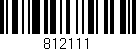 Código de barras (EAN, GTIN, SKU, ISBN): '812111'