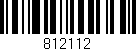 Código de barras (EAN, GTIN, SKU, ISBN): '812112'