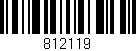 Código de barras (EAN, GTIN, SKU, ISBN): '812119'