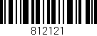 Código de barras (EAN, GTIN, SKU, ISBN): '812121'
