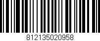 Código de barras (EAN, GTIN, SKU, ISBN): '812135020958'