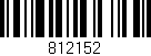 Código de barras (EAN, GTIN, SKU, ISBN): '812152'