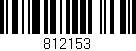 Código de barras (EAN, GTIN, SKU, ISBN): '812153'