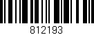Código de barras (EAN, GTIN, SKU, ISBN): '812193'