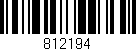 Código de barras (EAN, GTIN, SKU, ISBN): '812194'