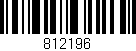 Código de barras (EAN, GTIN, SKU, ISBN): '812196'