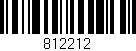 Código de barras (EAN, GTIN, SKU, ISBN): '812212'