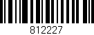 Código de barras (EAN, GTIN, SKU, ISBN): '812227'