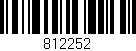 Código de barras (EAN, GTIN, SKU, ISBN): '812252'