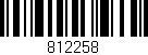 Código de barras (EAN, GTIN, SKU, ISBN): '812258'