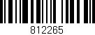 Código de barras (EAN, GTIN, SKU, ISBN): '812265'