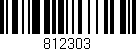 Código de barras (EAN, GTIN, SKU, ISBN): '812303'