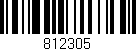 Código de barras (EAN, GTIN, SKU, ISBN): '812305'
