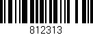 Código de barras (EAN, GTIN, SKU, ISBN): '812313'
