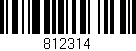 Código de barras (EAN, GTIN, SKU, ISBN): '812314'