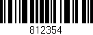 Código de barras (EAN, GTIN, SKU, ISBN): '812354'