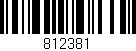 Código de barras (EAN, GTIN, SKU, ISBN): '812381'