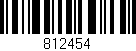 Código de barras (EAN, GTIN, SKU, ISBN): '812454'