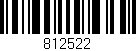 Código de barras (EAN, GTIN, SKU, ISBN): '812522'