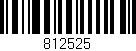 Código de barras (EAN, GTIN, SKU, ISBN): '812525'