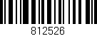 Código de barras (EAN, GTIN, SKU, ISBN): '812526'