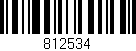 Código de barras (EAN, GTIN, SKU, ISBN): '812534'