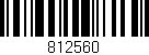 Código de barras (EAN, GTIN, SKU, ISBN): '812560'