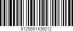 Código de barras (EAN, GTIN, SKU, ISBN): '8125691436012'