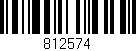 Código de barras (EAN, GTIN, SKU, ISBN): '812574'